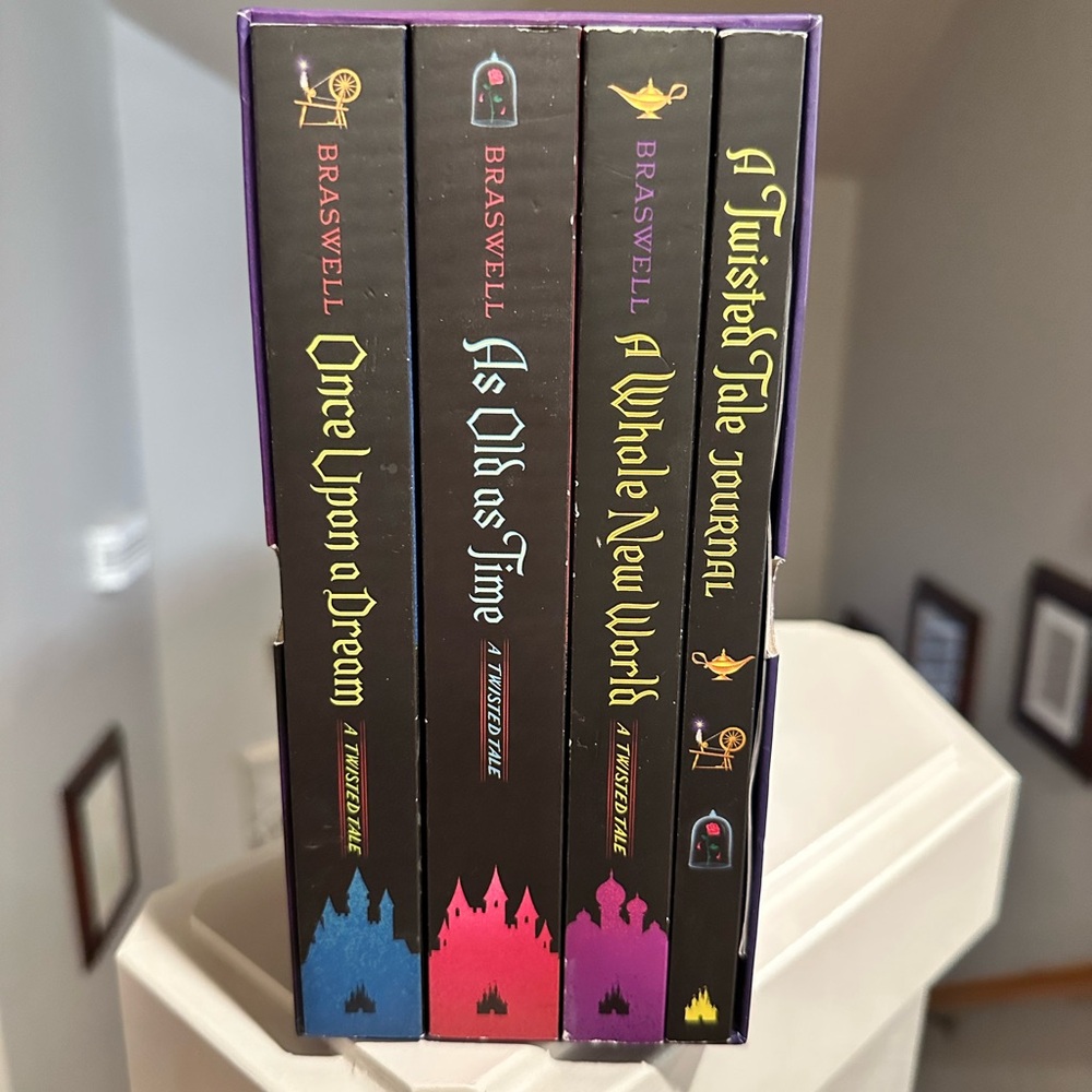Disney A Twisted Tale Collection (3 books & a journal)